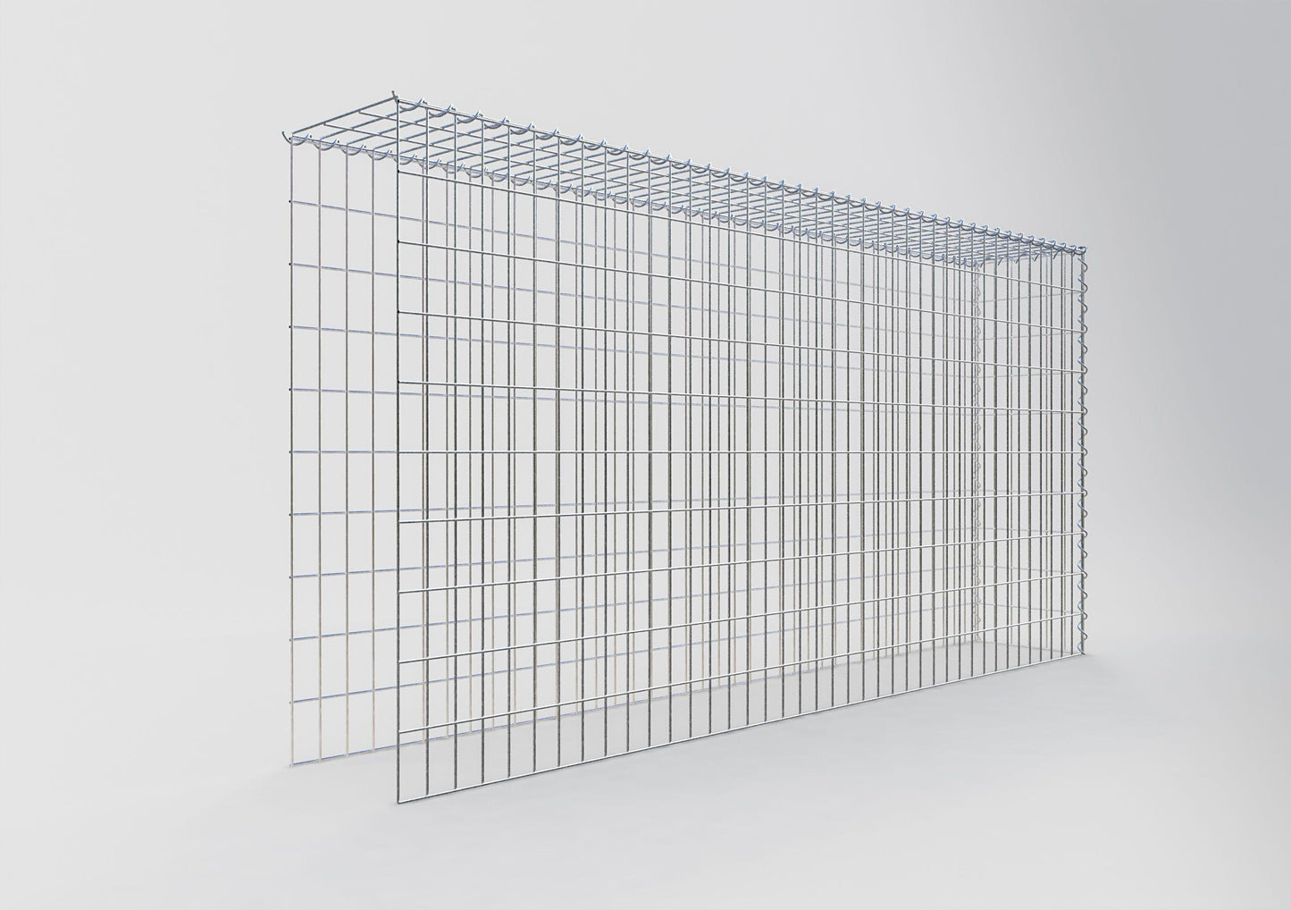 Add-on schanskorf type 4 200 cm x 100 cm x 30 cm (L x H x D), maaswijdte 5 cm x 10 cm, spiraalvormig