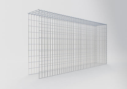 Add-on schanskorf type 4 200 cm x 100 cm x 30 cm (L x H x D), maaswijdte 5 cm x 10 cm, spiraalvormig