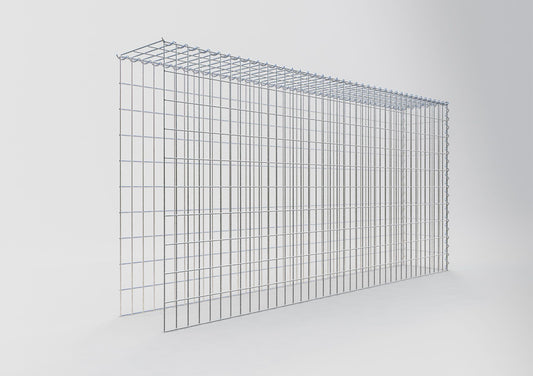 Add-on schanskorf type 4 200 cm x 100 cm x 30 cm (L x H x D), maaswijdte 5 cm x 10 cm, spiraalvormig