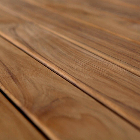 Trä TEAK för bänk 4 ämnen 115 x 9 x 2 cm