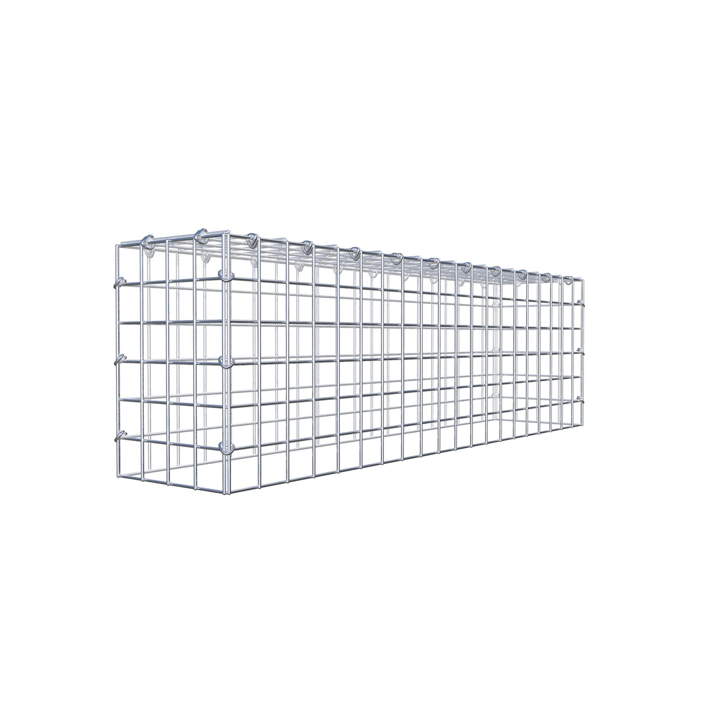 Fourche rapportée type 3 100 cm x 30 cm x 20 cm (L x H x P), mailles 5 cm x 5 cm, anneau en C