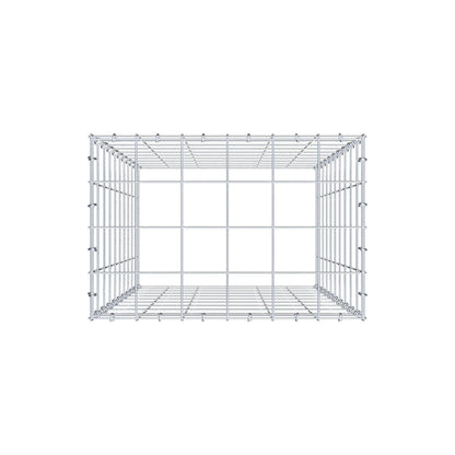 Fourche rapportée type 3 100 cm x 60 cm x 40 cm (L x H x P), mailles 10 cm x 10 cm, anneau C