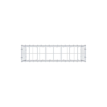 Gabion 80 cm x 40 cm x 20 cm (L x H x D), maskestørrelse 10 cm x 10 cm, C-ring