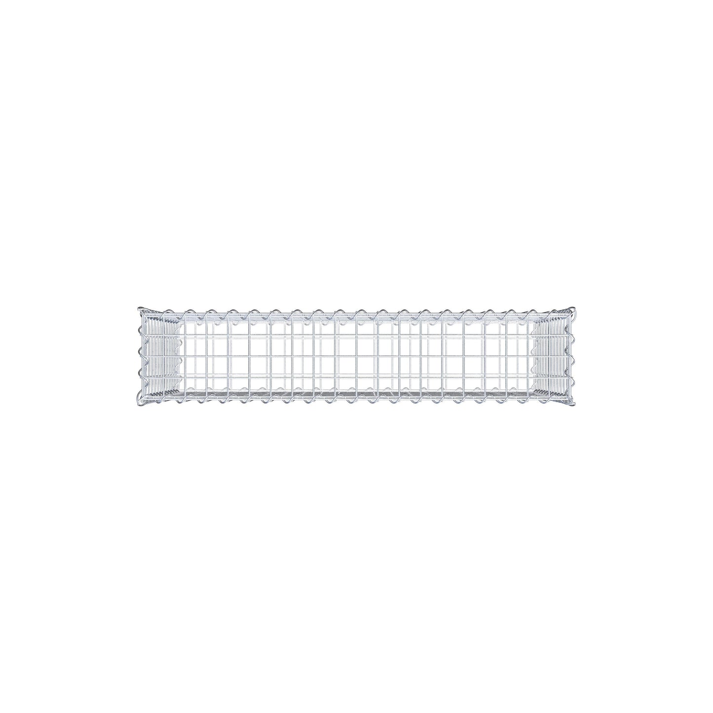 Gabion 100 cm x 60 cm x 20 cm (L x H x P), mailles 5 cm x 5 cm, spirale