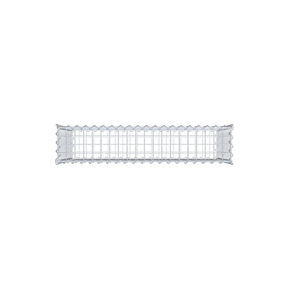 Gabion 100 cm x 60 cm x 20 cm (L x H x P), mailles 5 cm x 5 cm, spirale