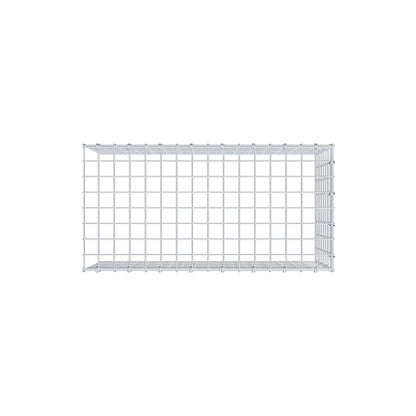 Fourche rapportée type 4 80 cm x 40 cm x 40 cm (L x H x P), mailles 5 cm x 5 cm, anneau C