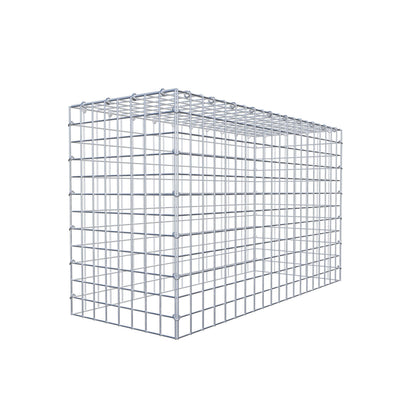 Type 3 oplegkorf 100 cm x 60 cm x 40 cm (L x H x D), maaswijdte 5 cm x 5 cm, C-ring