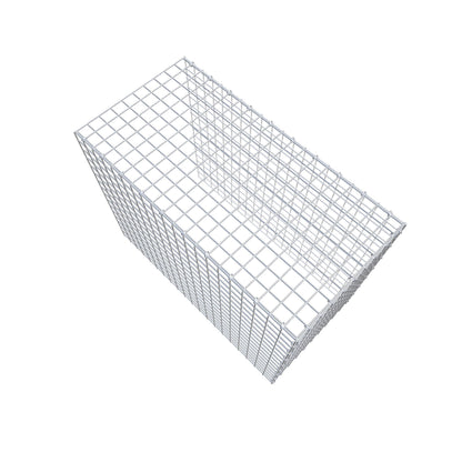 Fourche rapportée type 4 100 cm x 80 cm x 50 cm (L x H x P), mailles 5 cm x 5 cm, anneau C