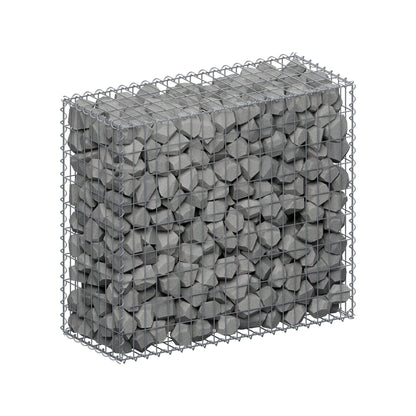 Gabion 100 cm x 90 cm x 40 cm (L x H x P), mailles 5 cm x 10 cm, spirale
