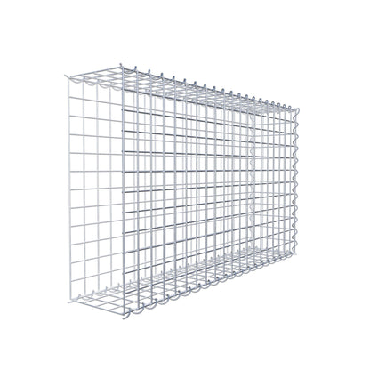 Gabião tipo 2 100 cm x 60 cm x 20 cm (C x A x P), malhagem 5 cm x 5 cm, espiral