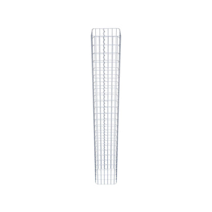 Gabionensäule eckig 32 cm x 32 cm, 230 cm Höhe, MW 5 cm x 10 cm