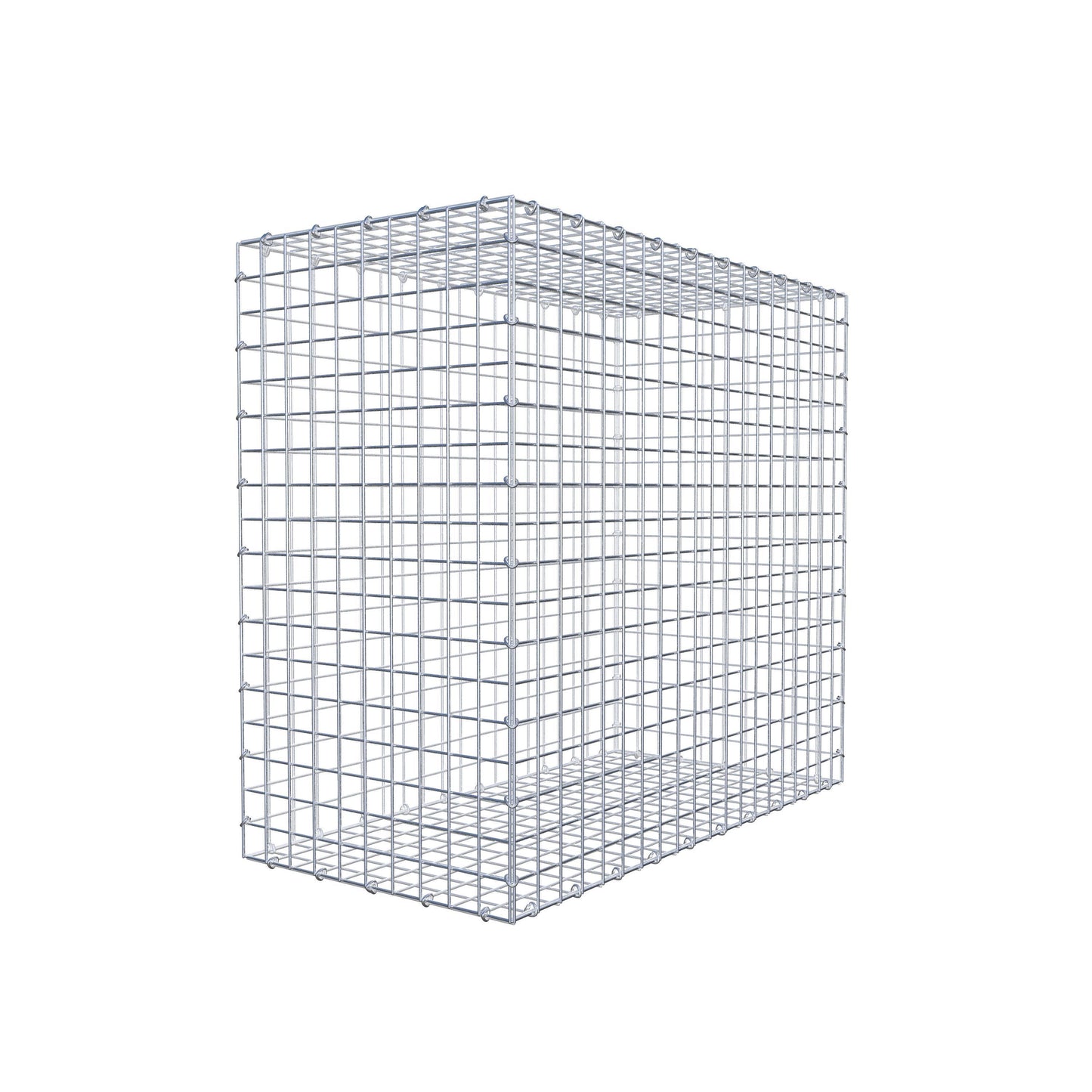 Gabião 100 cm x 90 cm x 50 cm (C x A x P), malhagem 5 cm x 5 cm, anel C