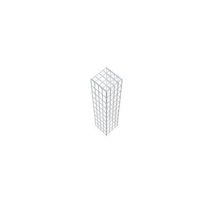 Fourche rapportée type 4 100 cm x 20 cm x 20 cm (L x H x P), mailles 5 cm x 10 cm, anneau C