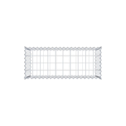 Gabion 100 cm x 50 cm x 40 cm (L x H x P), mailles 10 cm x 10 cm, spirale