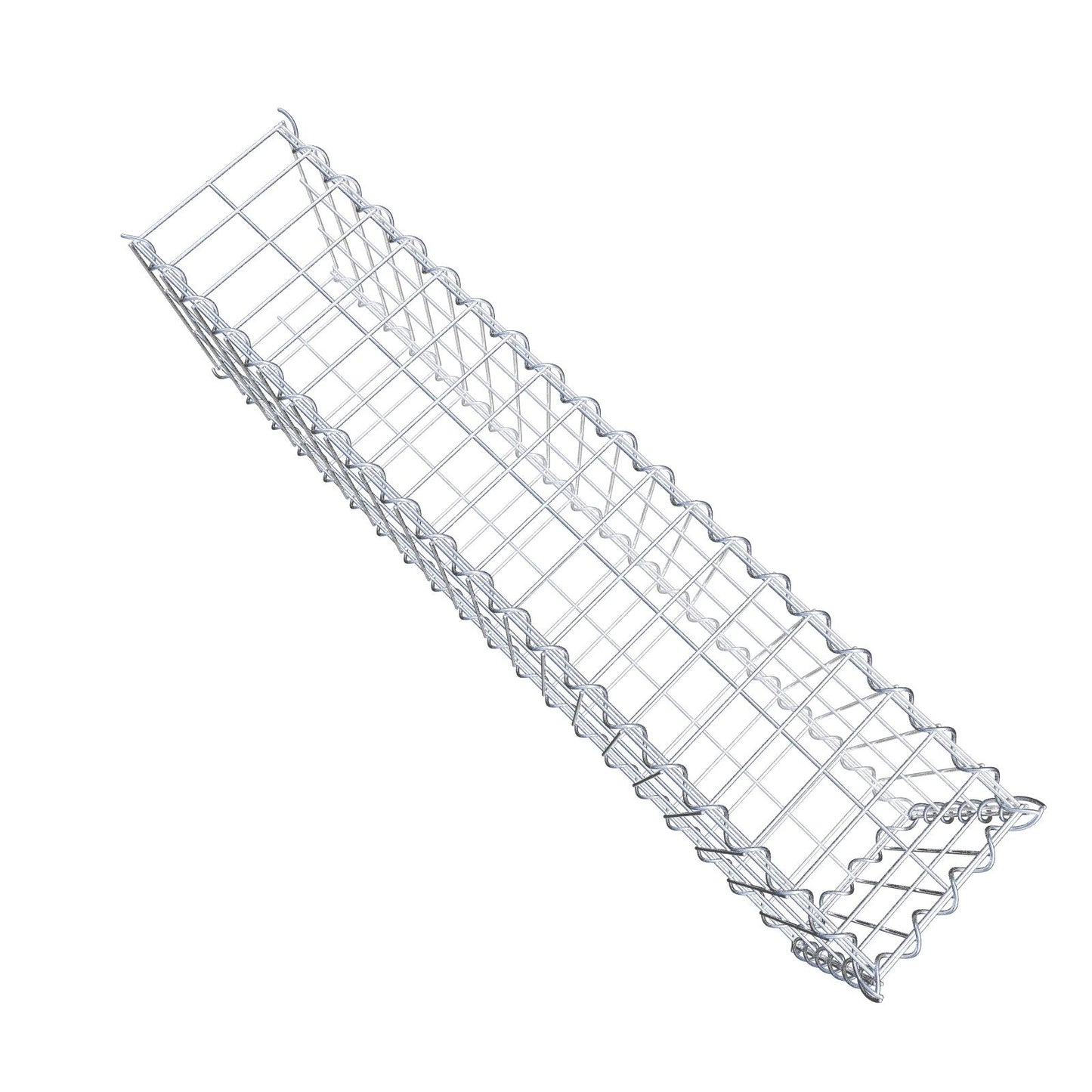 Grown-on gabion type 2 100 cm x 30 cm x 20 cm (L x H x D), mesh size 5 cm x 10 cm, spiral