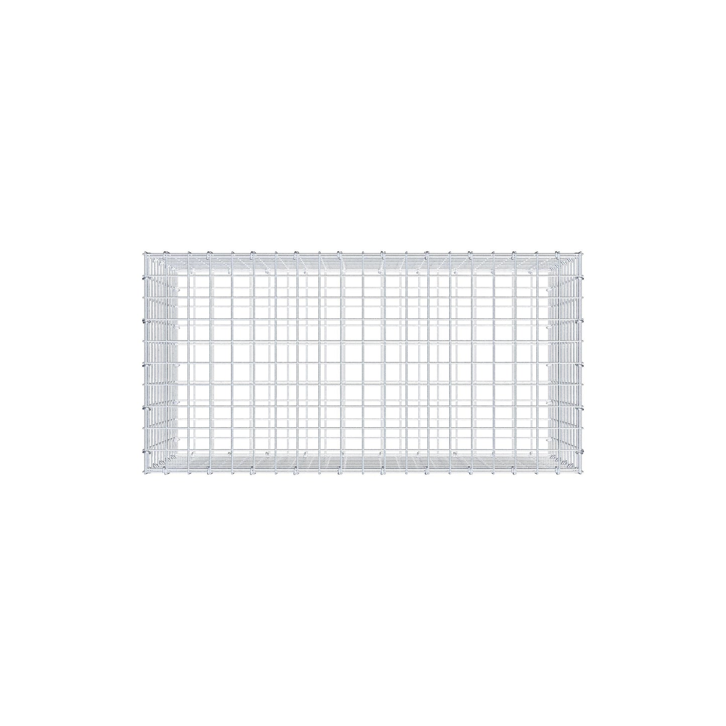 Schanskorf 100 cm x 50 cm x 50 cm (L x H x D), maaswijdte 5 cm x 5 cm, C-ring