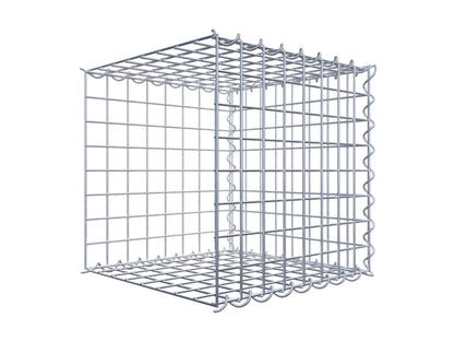 Opvokset gabion type 2 40 cm x 40 cm x 40 cm (L x H x D), maskestørrelse 5 cm x 5 cm, spiral