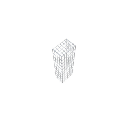 Fourche rapportée type 4 100 cm x 20 cm x 30 cm (L x H x P), mailles 5 cm x 10 cm, anneau C