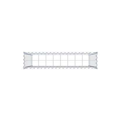 Gabion rapporté type 3 100 cm x 90 cm x 20 cm (L x H x P), mailles 10 cm x 10 cm, spirale