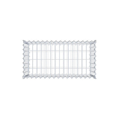 Gabion 80 cm x 40 cm x 40 cm (L x H x P), mailles 5 cm x 10 cm, spirale