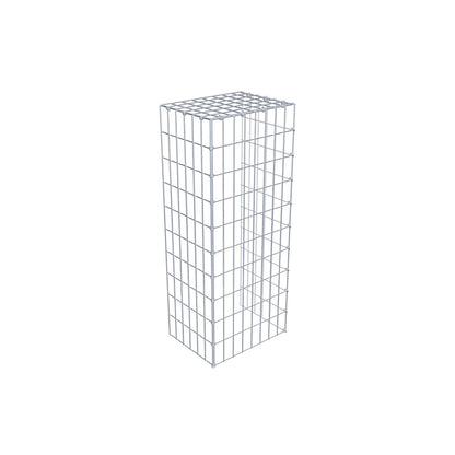 Fourche rapportée type 4 100 cm x 30 cm x 40 cm (L x H x P), mailles 5 cm x 10 cm, anneau en C