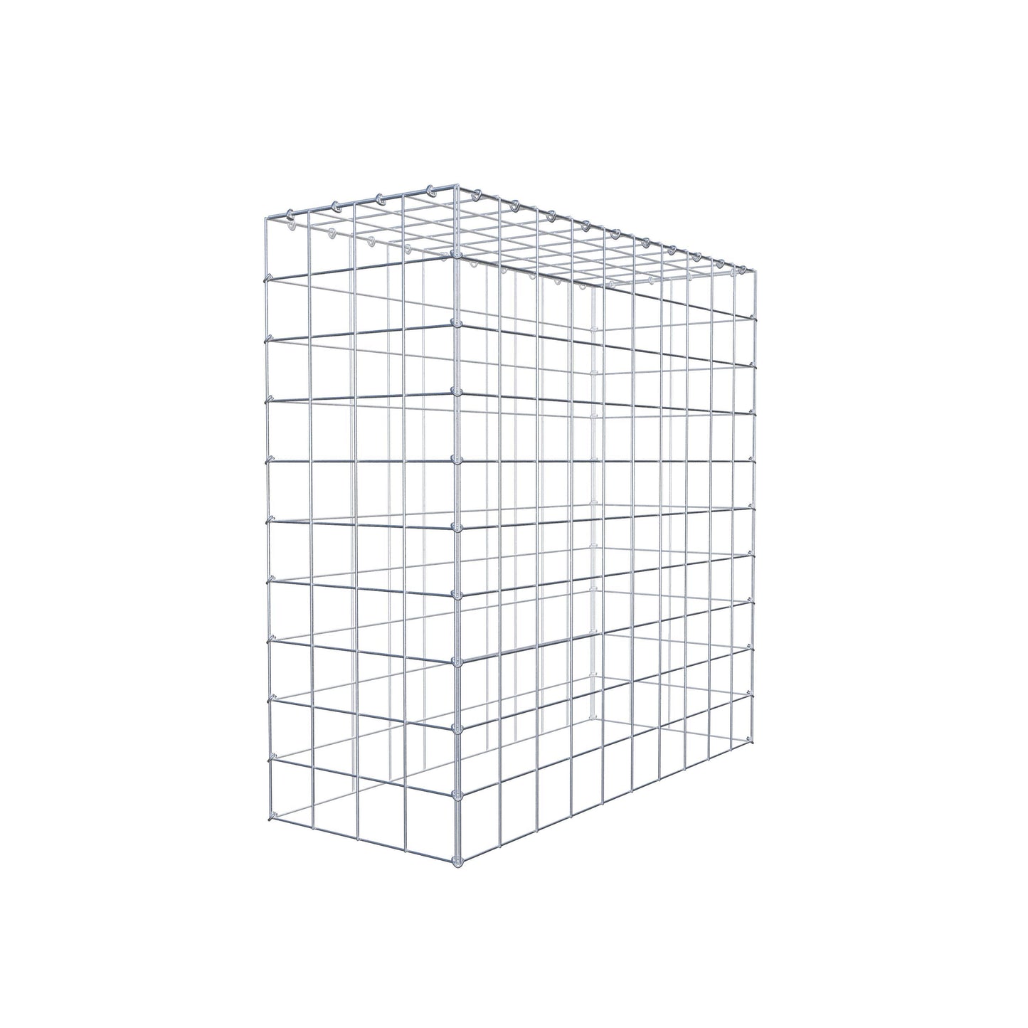 Fourche rapportée type 3 100 cm x 100 cm x 40 cm (L x H x P), mailles 10 cm x 10 cm, anneau en C