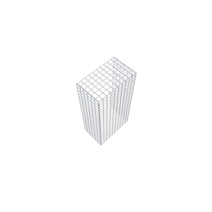 Fourche rapportée type 4 100 cm x 30 cm x 50 cm (L x H x P), mailles 5 cm x 5 cm, anneau C