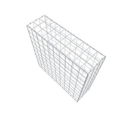 Gabião 100 cm x 100 cm x 30 cm (C x A x P), malhagem 10 cm x 10 cm, anel C
