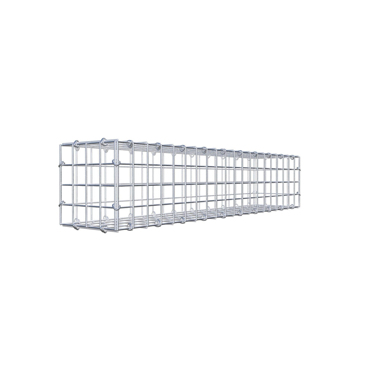 Schanskorf 100 cm x 20 cm x 20 cm (L x H x D), maaswijdte 5 cm x 5 cm, C-ring