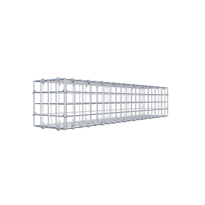 Schanskorf 100 cm x 20 cm x 20 cm (L x H x D), maaswijdte 5 cm x 5 cm, C-ring