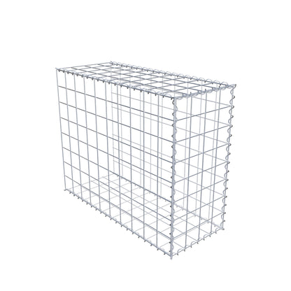 Opvokset gabion type 2 100 cm x 80 cm x 40 cm (L x H x D), maskestørrelse 10 cm x 10 cm, spiral