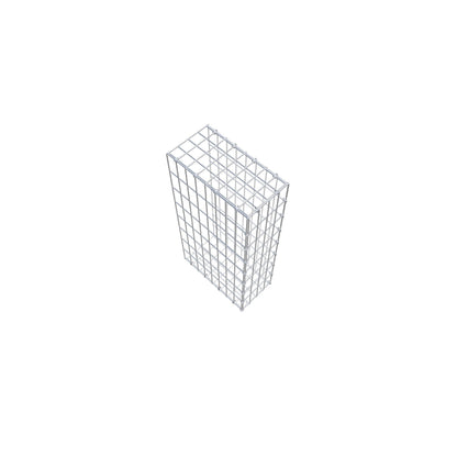 Anbaugabione Typ 2 80 cm x 40 cm x 20 cm, Maschenweite 5 cm x 10 cm, C-Ring