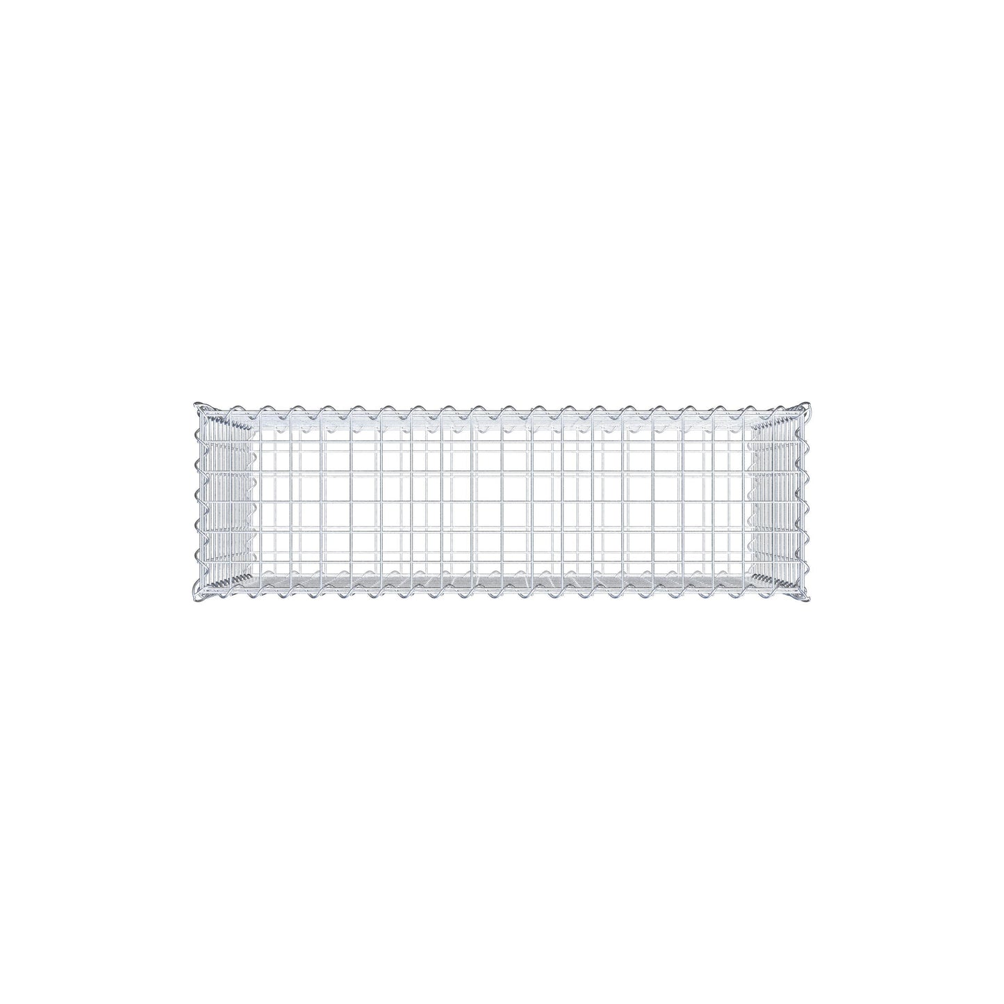 Gabion 100 cm x 60 cm x 30 cm (L x H x D), maskestørrelse 5 cm x 5 cm, spiral