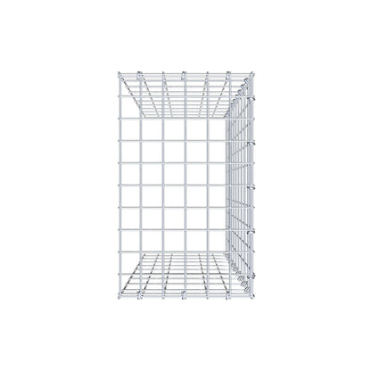 Gabião Tipo 4 100 cm x 30 cm x 50 cm (C x A x P), malhagem 5 cm x 10 cm, anel C