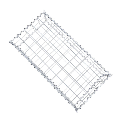 Gabião 100 cm x 20 cm x 50 cm (C x A x P), malhagem 10 cm x 10 cm, espiral