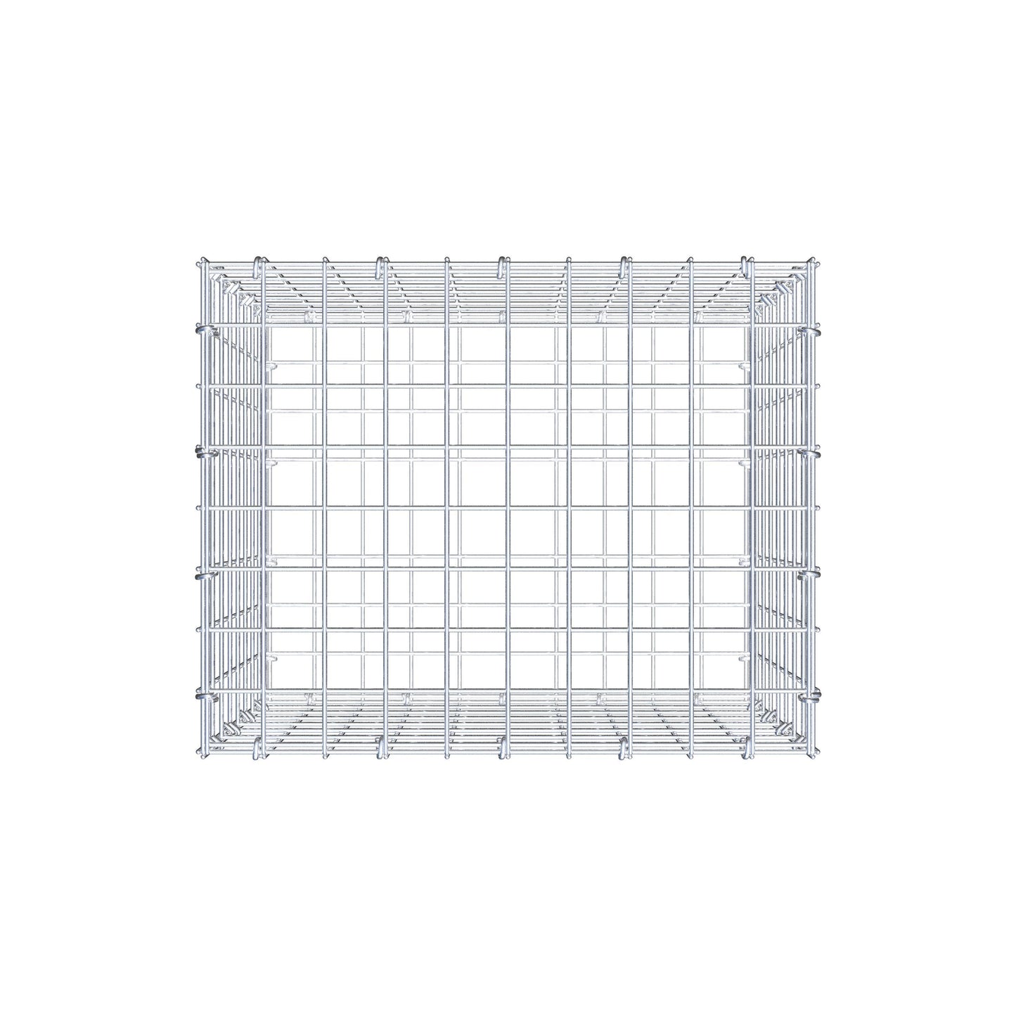 Gabion 50 cm x 40 cm x 40 cm (L x H x D), mesh size 5 cm x 5 cm, C-ring
