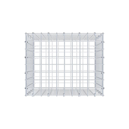 Gabion 50 cm x 40 cm x 40 cm (L x H x D), mesh size 5 cm x 5 cm, C-ring