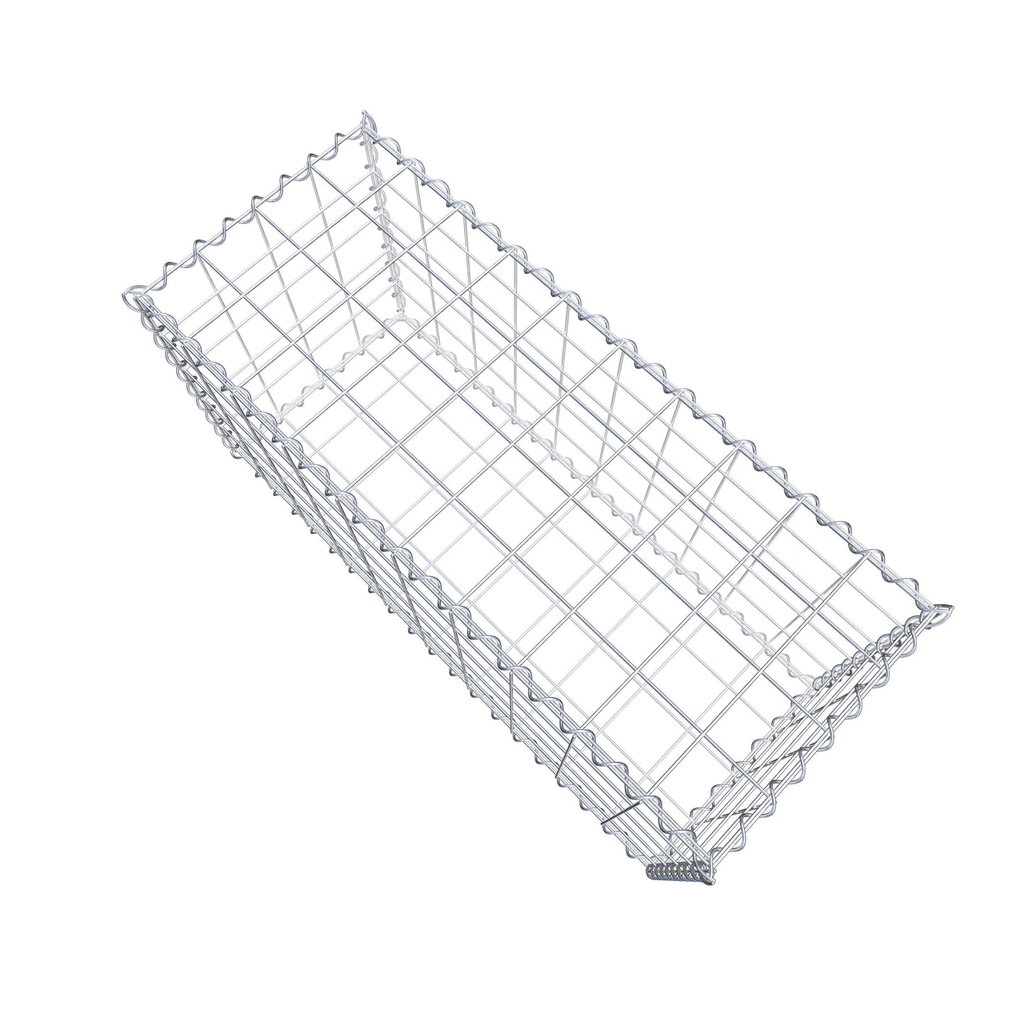 Gabion 100 cm x 50 cm x 40 cm (L x H x P), mailles 10 cm x 10 cm, spirale