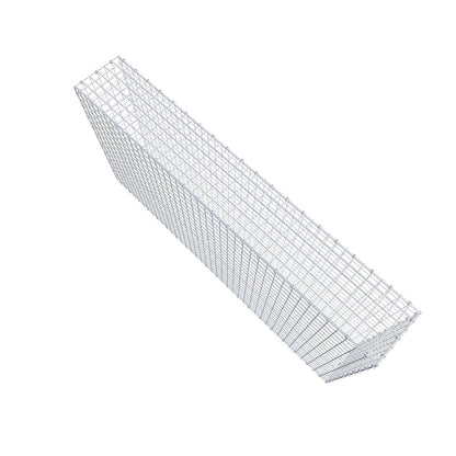 Gabion 200 cm x 100 cm x 30 cm (L x H x P), mailles 5 x 5 cm, anneau en spirale