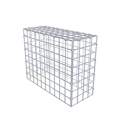 Anbaugabione Typ 3 50 cm x 40 cm x 20 cm (L x H x T), Maschenweite 5 cm x 5 cm, C-Ring