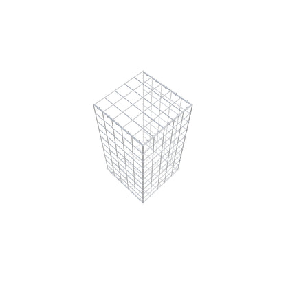 Pile aggiuntivo tipo 2 100 cm x 50 cm x 50 cm (L x H x P), maglia 10 cm x 10 cm, anello a C