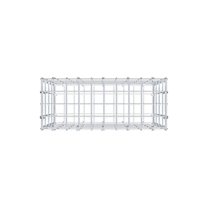 Gabione 50 cm x 40 cm x 20 cm (L x H x T), Maschenweite 5 cm x 10 cm, C-Ring