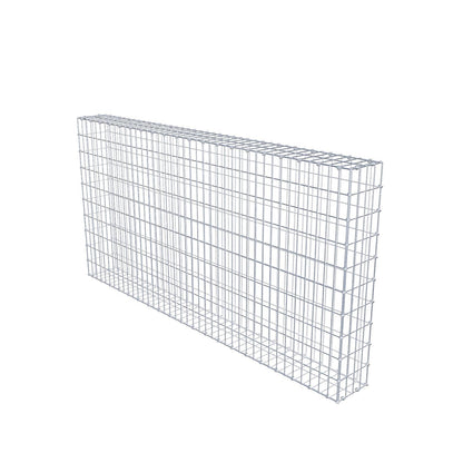 Gabion 200 cm x 100 cm x 20 cm (L x H x D), mesh size 5 x 10 cm, spiral ring