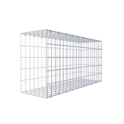 Mounted gabion type 2 100 cm x 50 cm x 30 cm, mesh size 5 cm x 10 cm, C-ring