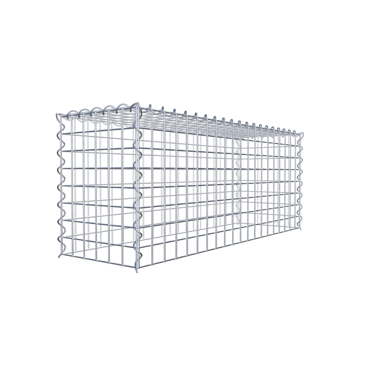 Gabião Tipo 3 100 cm x 40 cm x 30 cm (C x A x P), malhagem 5 cm x 5 cm, espiral