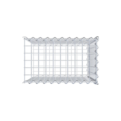 Grown-on gabion type 2 50 cm x 50 cm x 30 cm (L x H x D), mesh size 5 cm x 5 cm, spiral