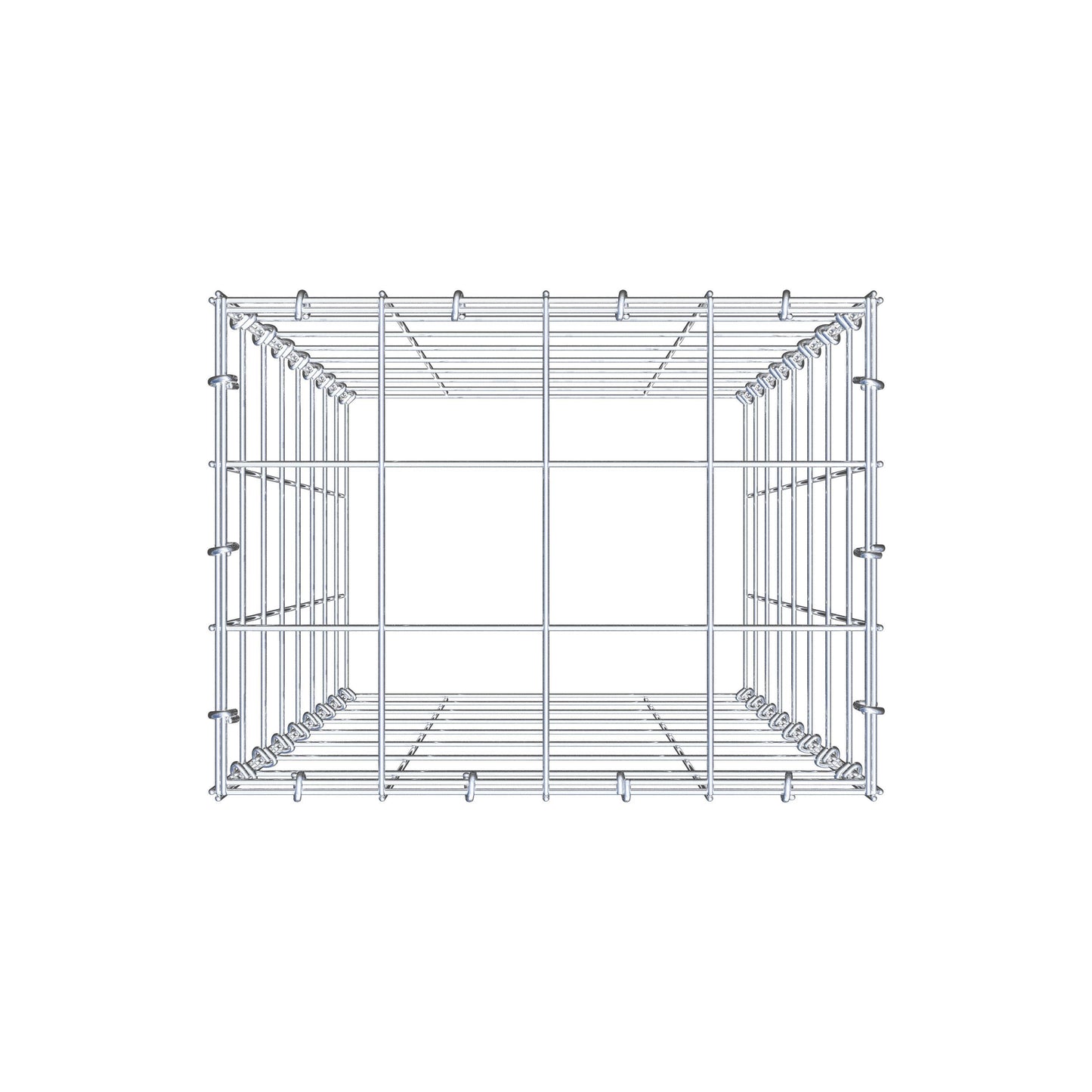 Add-on pool type 3 80 cm x 40 cm x 30 cm (L x H x D), maaswijdte 10 cm x 10 cm, C-ring