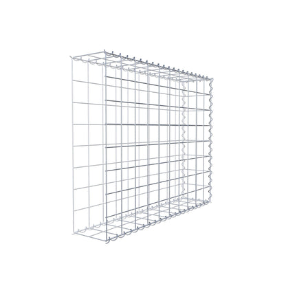 Grown-on gabion type 2 100 cm x 80 cm x 20 cm (L x H x D), mesh size 10 cm x 10 cm, spiral