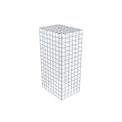 Fourche rapportée type 3 80 cm x 40 cm x 30 cm (L x H x P), mailles 5 cm x 5 cm, anneau C