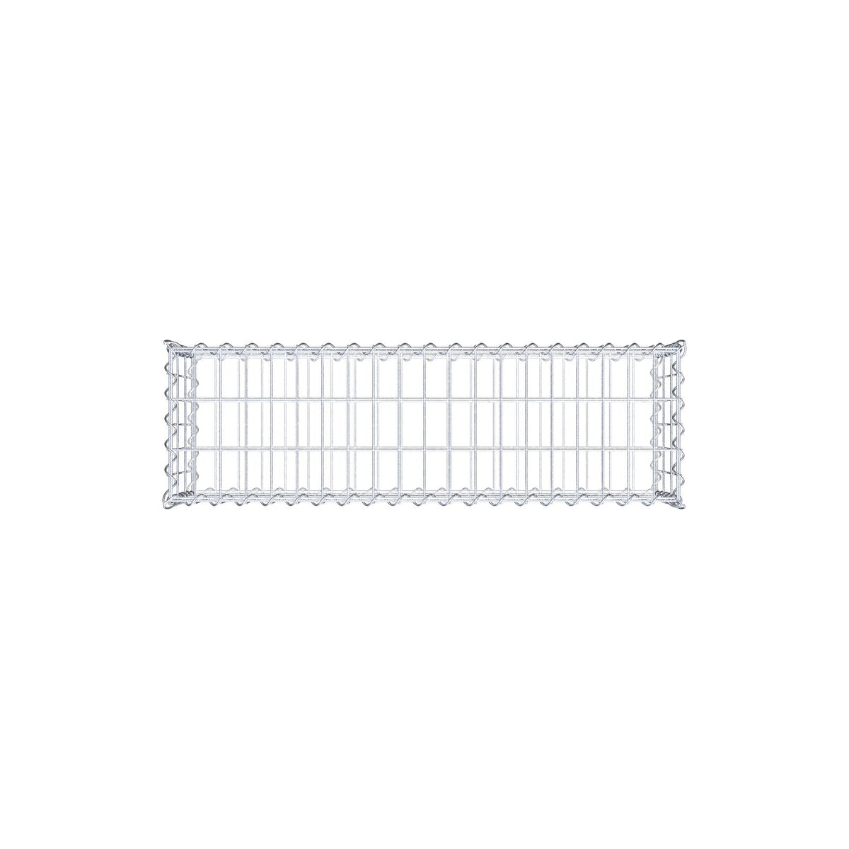 Gabione 100 cm x 30 cm x 30 cm (L x H x T), Maschenweite 5 cm x 10 cm, Spirale